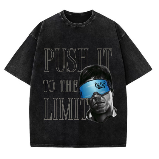 Pre-Order: Black Washed Scarface T-Shirt Loose Fit